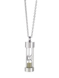 Hourglass Necklace - Green Diamond Dust