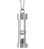 Hourglass Necklace - Black Diamond Dust