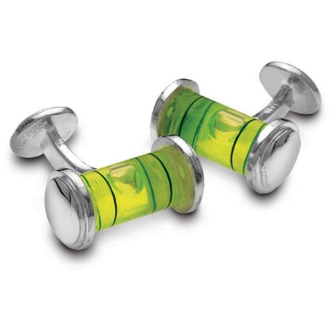 Level cufflinks, sterling silver. Easy to put on and the perfect size. Sterling silver.