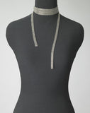 Stainless steel lariat chain mail necklace- wrap and wear!