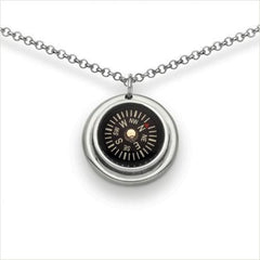 PS: Selfless Compass Silver pendant Compass Pendant - Silver 